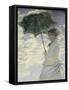 Woman with a Parasol - Madame Monet and Her Son-Claude Monet-Framed Stretched Canvas