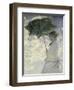 Woman with a Parasol - Madame Monet and Her Son-Claude Monet-Framed Art Print