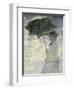 Woman with a Parasol - Madame Monet and Her Son-Claude Monet-Framed Art Print