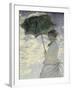 Woman with a Parasol - Madame Monet and Her Son-Claude Monet-Framed Premium Giclee Print