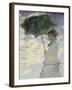 Woman with a Parasol - Madame Monet and Her Son-Claude Monet-Framed Premium Giclee Print