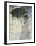 Woman with a Parasol - Madame Monet and Her Son-Claude Monet-Framed Premium Giclee Print