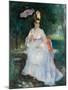 Woman with a Parasol Seated in the Garden (Lise Trehot), 1872-Pierre-Auguste Renoir-Mounted Giclee Print