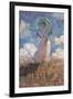 Woman with a Parasol Turned to the Left-Claude Monet-Framed Art Print