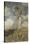 Woman with a Parasol Turned Toward the Left-Claude Monet-Stretched Canvas