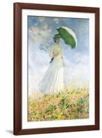 Woman With A Parasol-Claude Monet-Framed Giclee Print