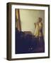 Woman with a Pearl Necklace, 1664-Johannes Vermeer-Framed Giclee Print