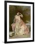 Woman with a Picnic Basket, C.1890 (Oil on Panel)-Raimundo De Madrazo Y Garreta-Framed Giclee Print