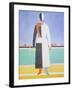 Woman with a Rake, 1915-Kasimir Malevich-Framed Giclee Print