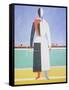 Woman with a Rake, 1915-Kasimir Malevich-Framed Stretched Canvas
