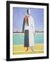 Woman with a Rake, 1915-Kasimir Malevich-Framed Giclee Print