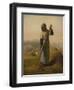 Woman with a Rake, probably 1856–57,-Jean-Francois Millet-Framed Giclee Print