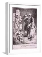 Woman with a Raree Show, Cries of London, 1760-Paul Sandby-Framed Giclee Print