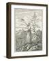 Woman with a Raven, on the Edge of a Precipice-Caspar David Friedrich-Framed Giclee Print