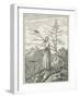 Woman with a Raven, on the Edge of a Precipice-Caspar David Friedrich-Framed Giclee Print