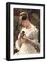 Woman with a Rose, 1879-Winslow Homer-Framed Giclee Print