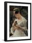 Woman with a Rose-Winslow Homer-Framed Giclee Print