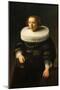 Woman with a Ruff Collar-Rembrandt van Rijn-Mounted Art Print