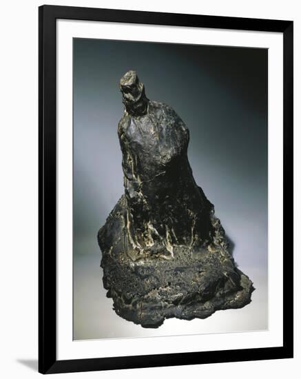 Woman with a Veil-Medardo Rosso-Framed Giclee Print