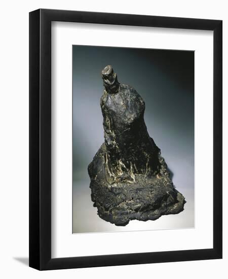 Woman with a Veil-Medardo Rosso-Framed Giclee Print