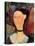 Woman with a Velvet Neckband, C.1915-Amedeo Modigliani-Stretched Canvas