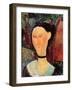 Woman with a Velvet Neckband, C.1915-Amedeo Modigliani-Framed Giclee Print