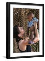 Woman with an African child, Lome, Togo-Godong-Framed Photographic Print