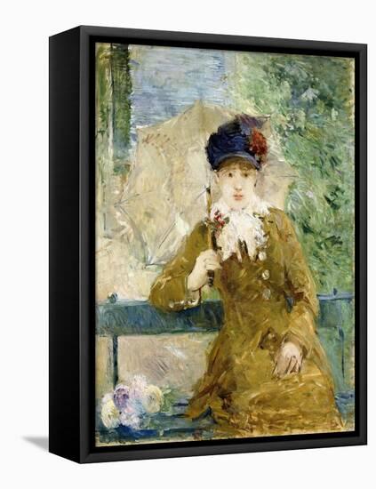Woman with an Umbrella, 1881-Berthe Morisot-Framed Stretched Canvas