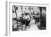 Woman with Baby and Public Letter Writer Photograph - Mexico-Lantern Press-Framed Art Print