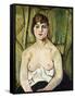 Woman with Bare Breasts-Suzanne Valadon-Framed Stretched Canvas