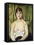 Woman with Bare Breasts-Suzanne Valadon-Framed Stretched Canvas