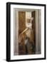 Woman with Basins at Door-null-Framed Giclee Print