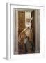 Woman with Basins at Door-null-Framed Giclee Print