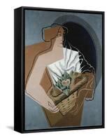 Woman with Basket-Juan Gris-Framed Stretched Canvas