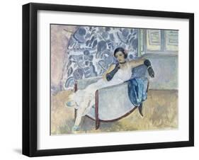 Woman with Black Gloves, C. 1930-Henri Lebasque-Framed Giclee Print