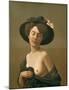 Woman with Black Hat-Félix Vallotton-Mounted Giclee Print