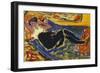 Woman with Black Stockings; Frau Mit Schwarzen Strumpfen (Die Schwarze Grete), C.1908-09-Ernst Ludwig Kirchner-Framed Giclee Print