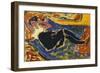 Woman with Black Stockings-Ernst Ludwig Kirchner-Framed Giclee Print