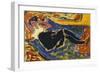Woman with Black Stockings-Ernst Ludwig Kirchner-Framed Giclee Print