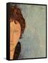 Woman with Blue Eyes, C.1918-Amedeo Modigliani-Framed Stretched Canvas