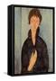 Woman with Blue Eyes, c.1918-Amedeo Modigliani-Framed Stretched Canvas