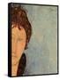 Woman with Blue Eyes, C.1918-Amedeo Modigliani-Framed Stretched Canvas