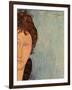 Woman with Blue Eyes, C.1918-Amedeo Modigliani-Framed Giclee Print