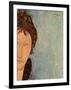 Woman with Blue Eyes, C.1918-Amedeo Modigliani-Framed Giclee Print