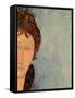 Woman with Blue Eyes, C.1918-Amedeo Modigliani-Framed Stretched Canvas