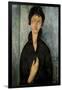 Woman with Blue Eyes-Amedeo Modigliani-Framed Art Print