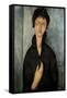 Woman with Blue Eyes-Amedeo Modigliani-Framed Stretched Canvas