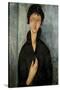 Woman with Blue Eyes-Amedeo Modigliani-Stretched Canvas