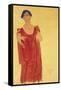 Woman with Blue Hair-Egon Schiele-Framed Stretched Canvas