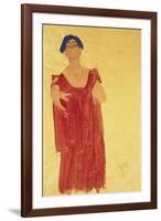 Woman with Blue Hair-Egon Schiele-Framed Giclee Print